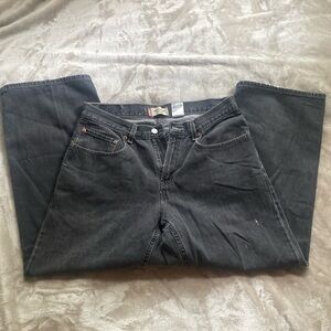 Levis loose fit black jeans